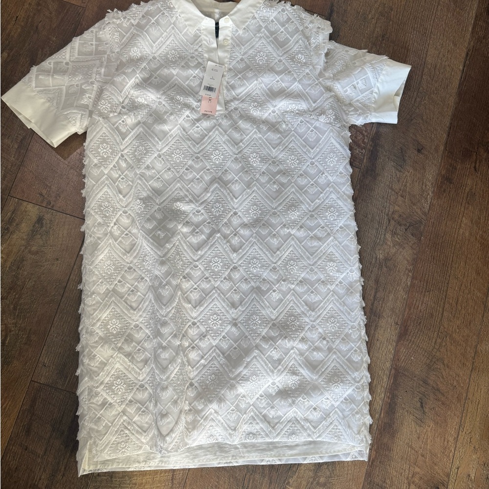 Banana Republic white dress
